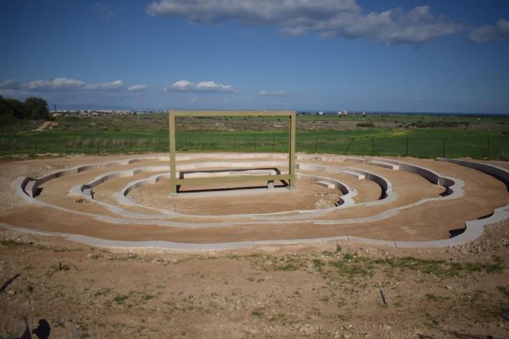 image Open-air cinema being created inside Dherynia buffer zone