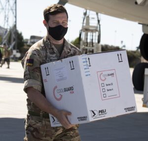 british bases vaccine arrivals