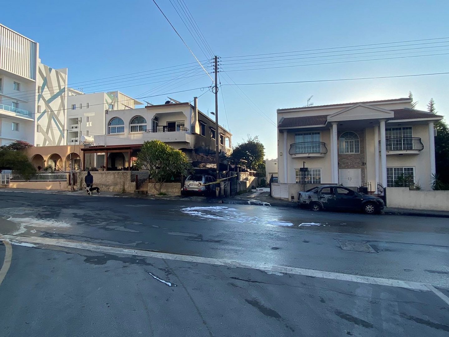 image In freak accident, fire guts six cars on same Larnaca street