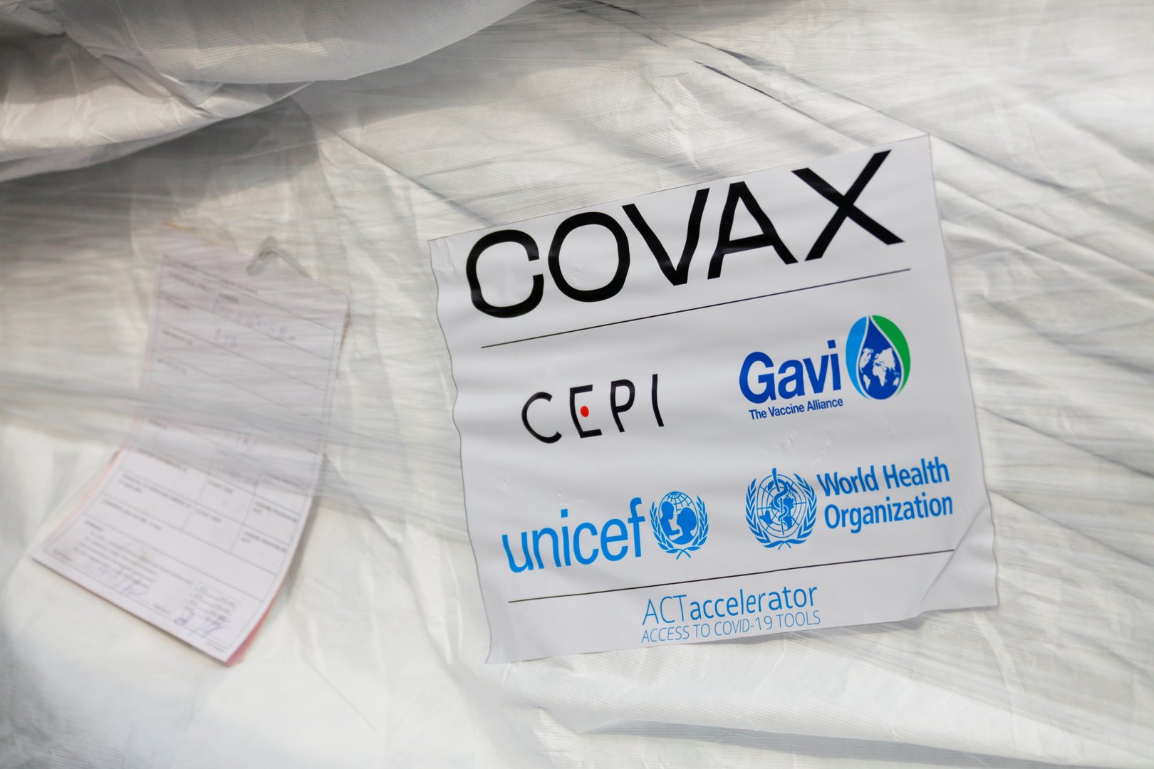 image First vaccine doses dispatched by COVAX arrive in Ghana