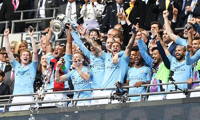 image Man City face Everton, Man United at Leicester in FA Cup quarters