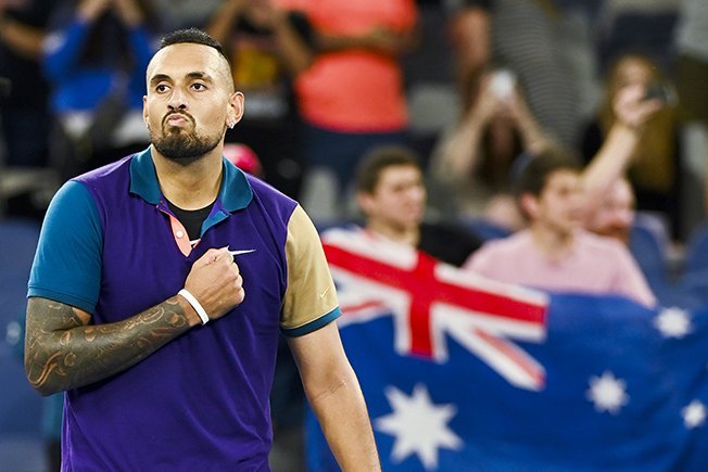 image Kyrgios raises the roof with epic comeback in Melbourne