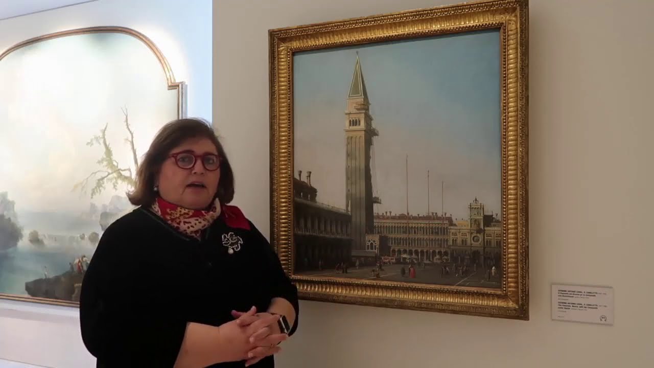 image &#8216;The Piazzetta, Venice, with the Campanile under Repair&#8217; by Canaletto | A. G. Leventis Gallery