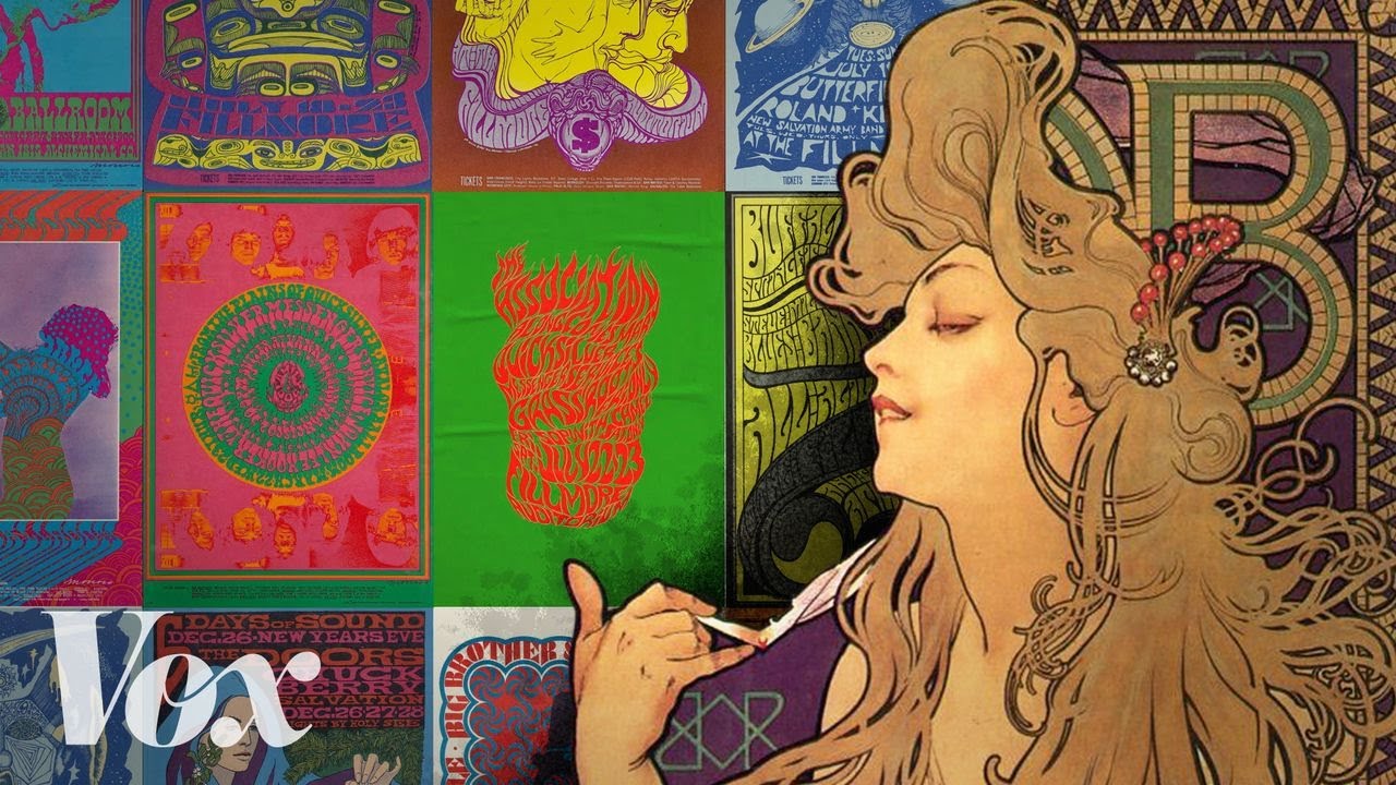 image Psychedelic Art Nouveau: the origins of the Sixties&#8217; aesthetic