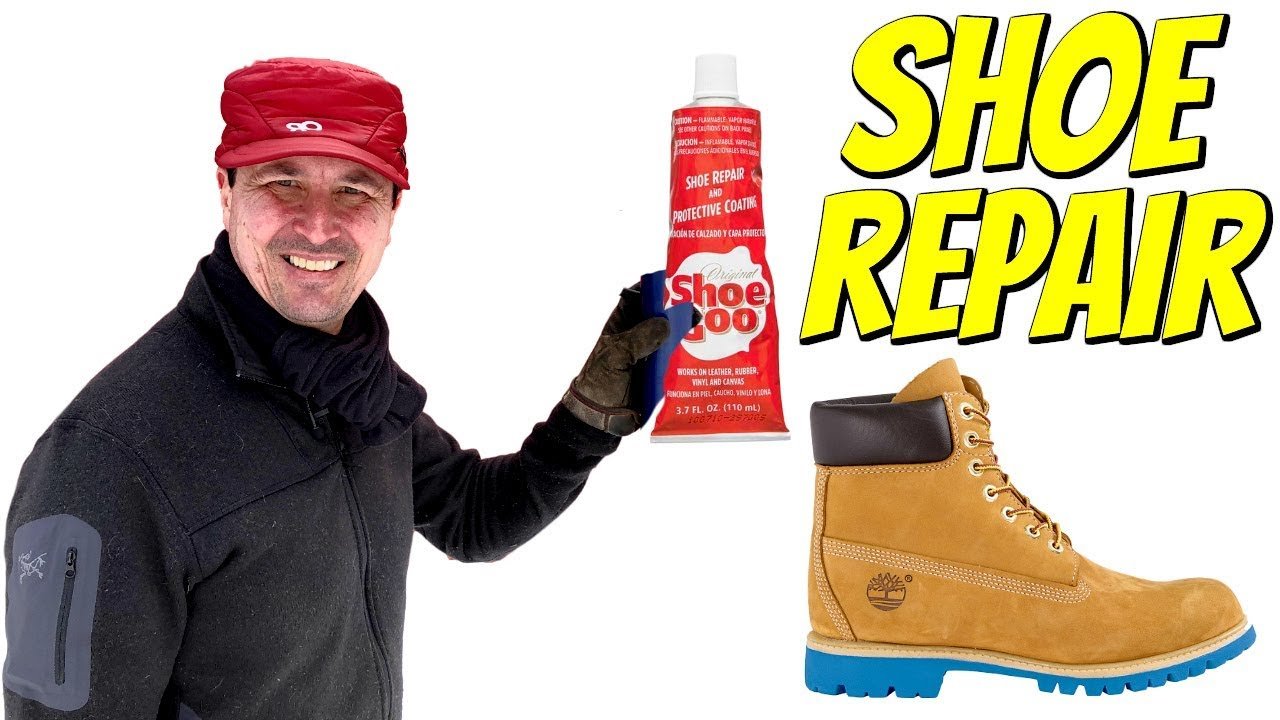 image How to repair utility shoes that are falling apart