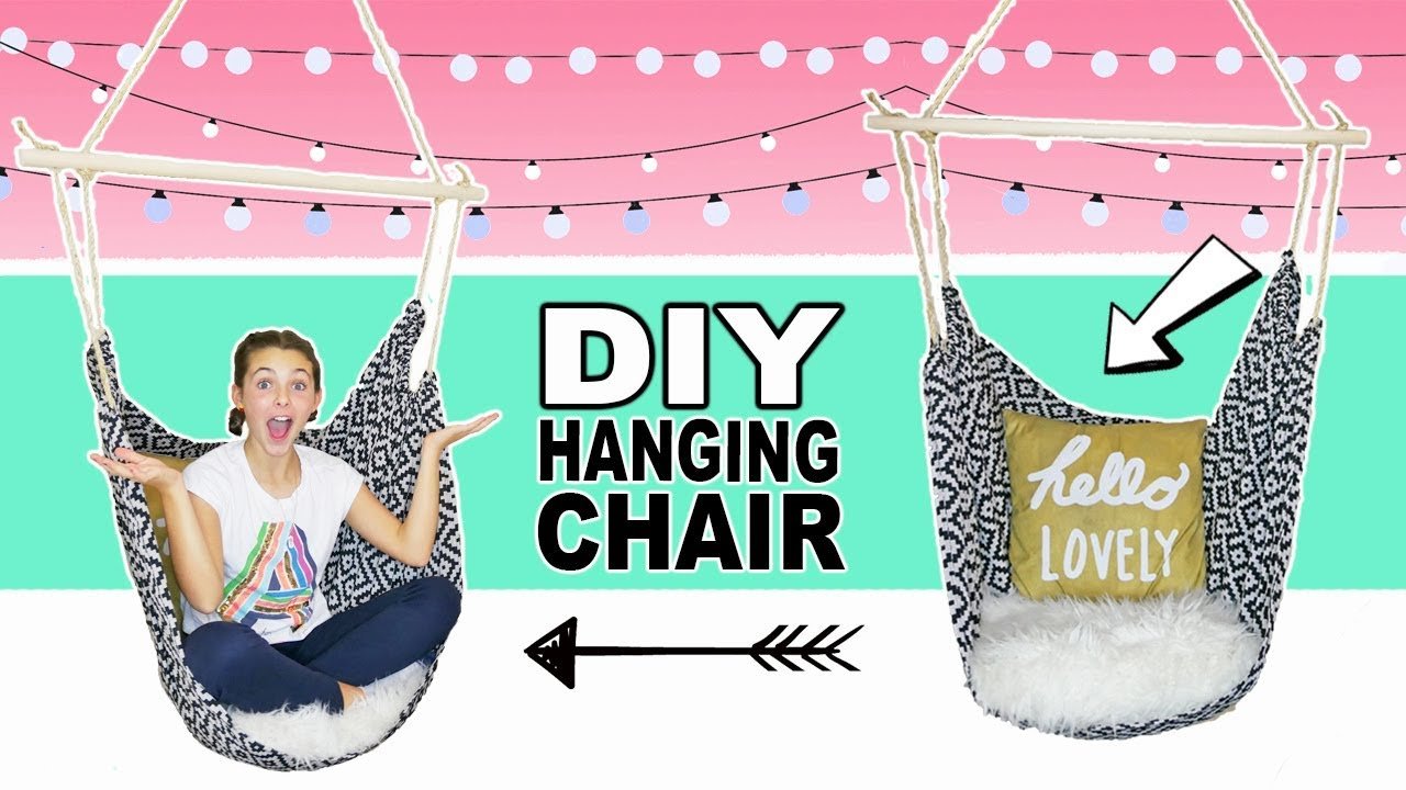image Teen décor: how to make a hanging chair for your room