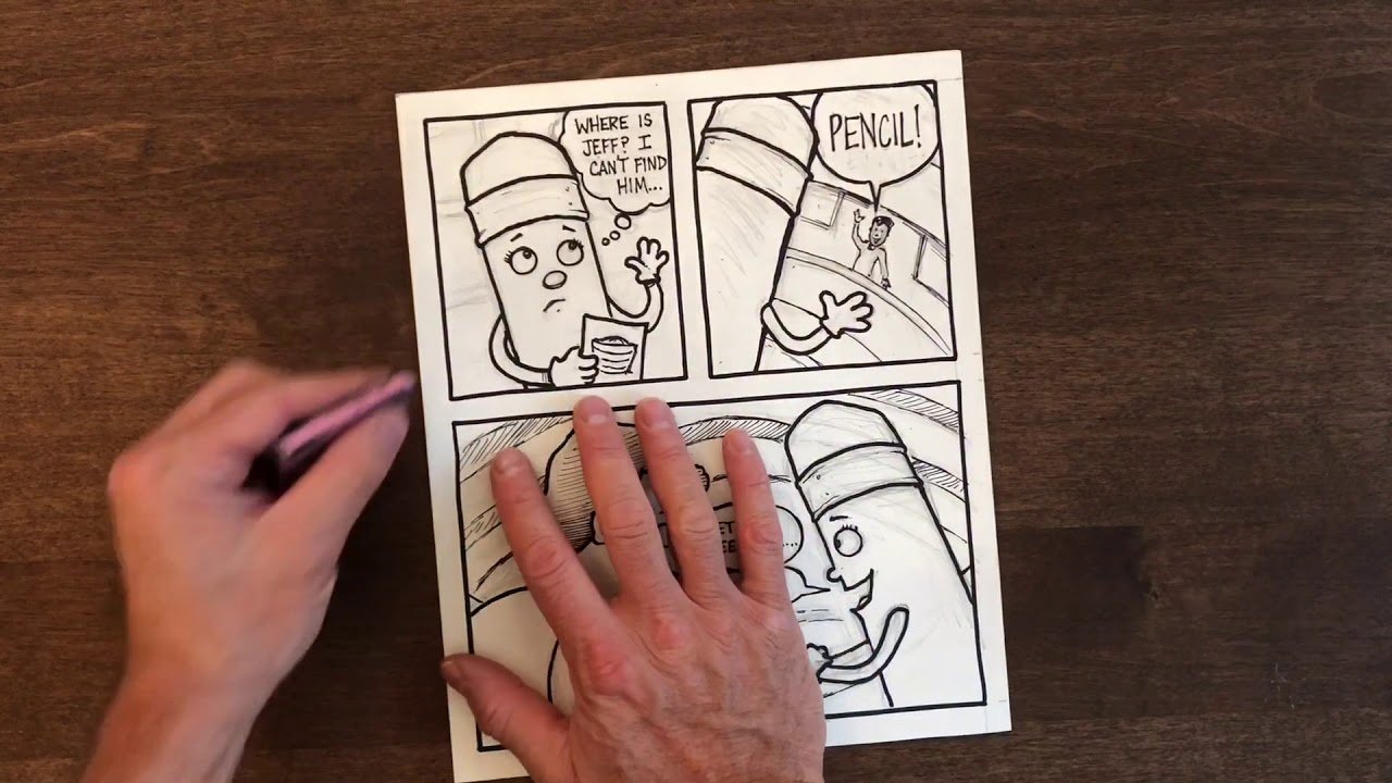 image Sketch with Jeff: how to draw a simple comic
