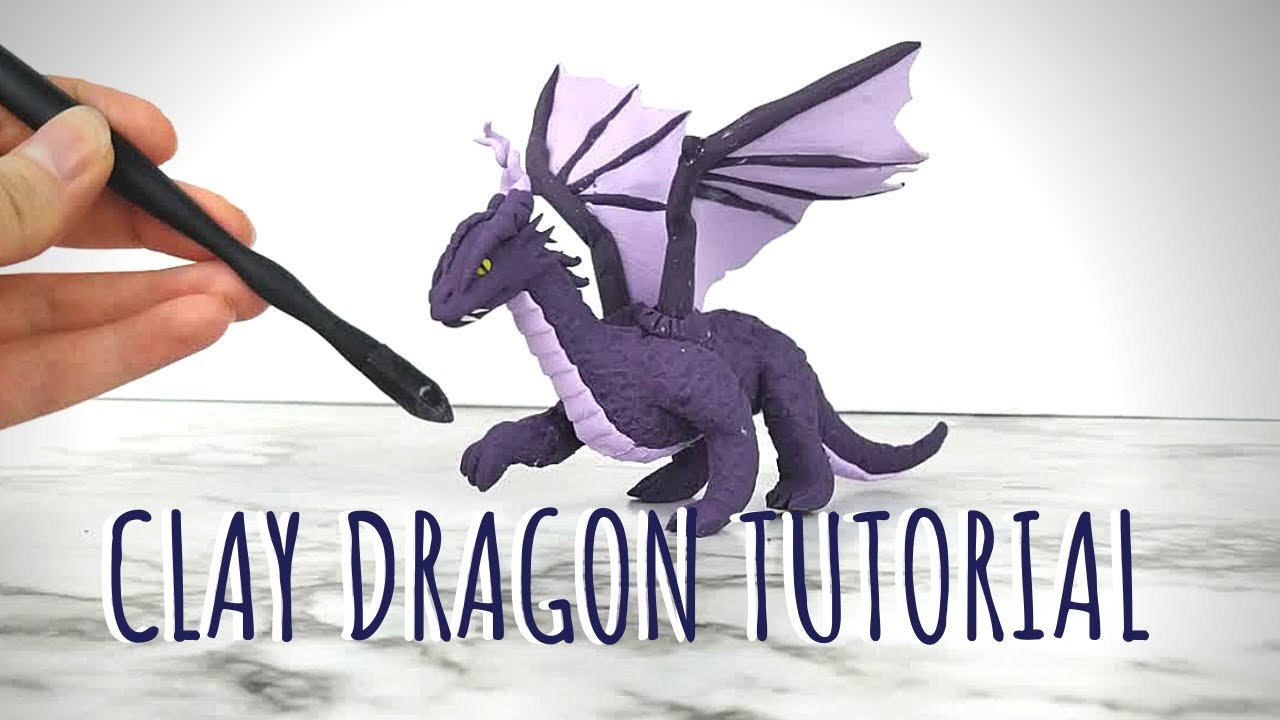 image How to make a cool polymer clay dragon