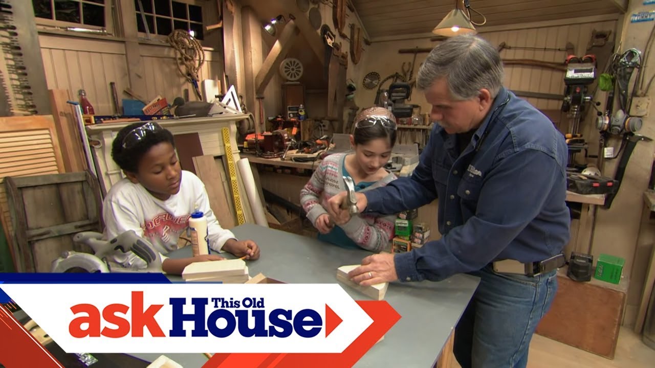 image DIY woodworking project for kids: how to build stilts