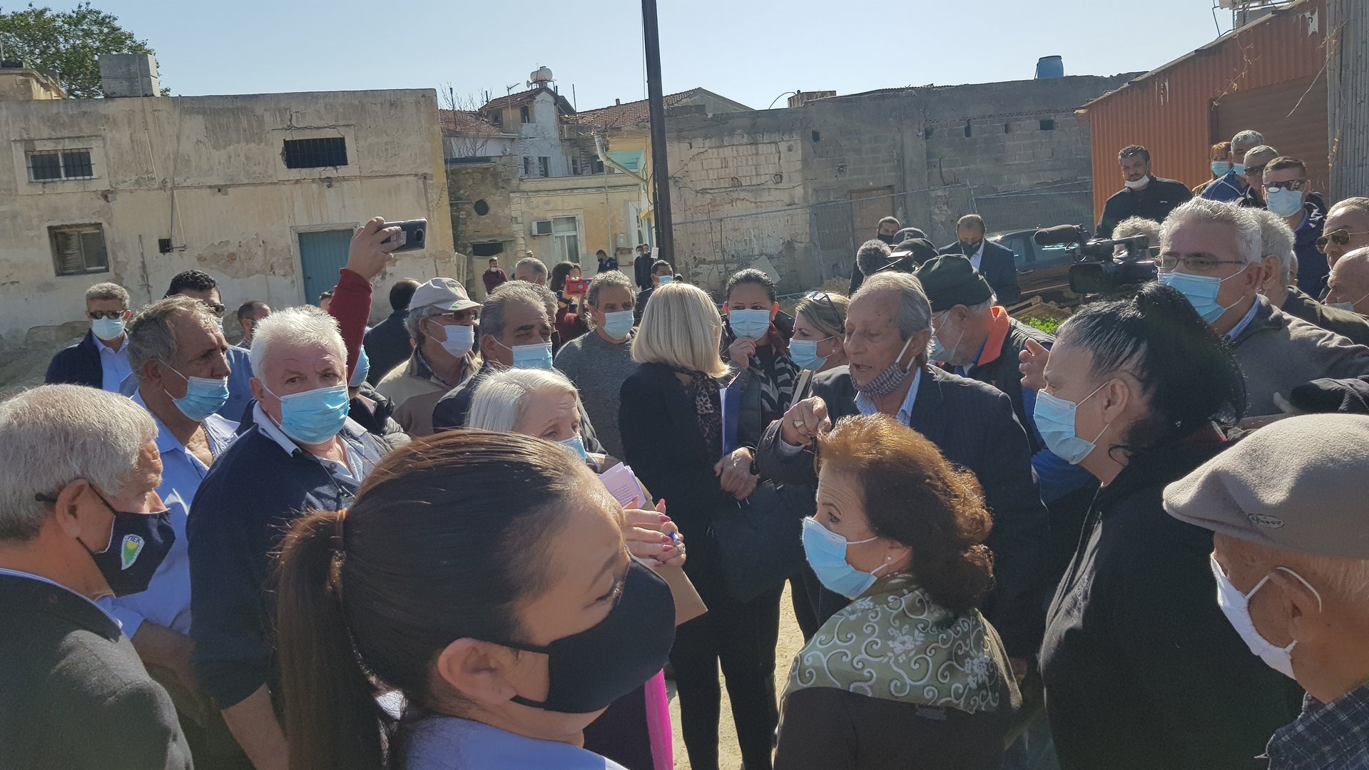 image Fracas as MPs visit Turkish Cypriot properties in Paphos (Updated)