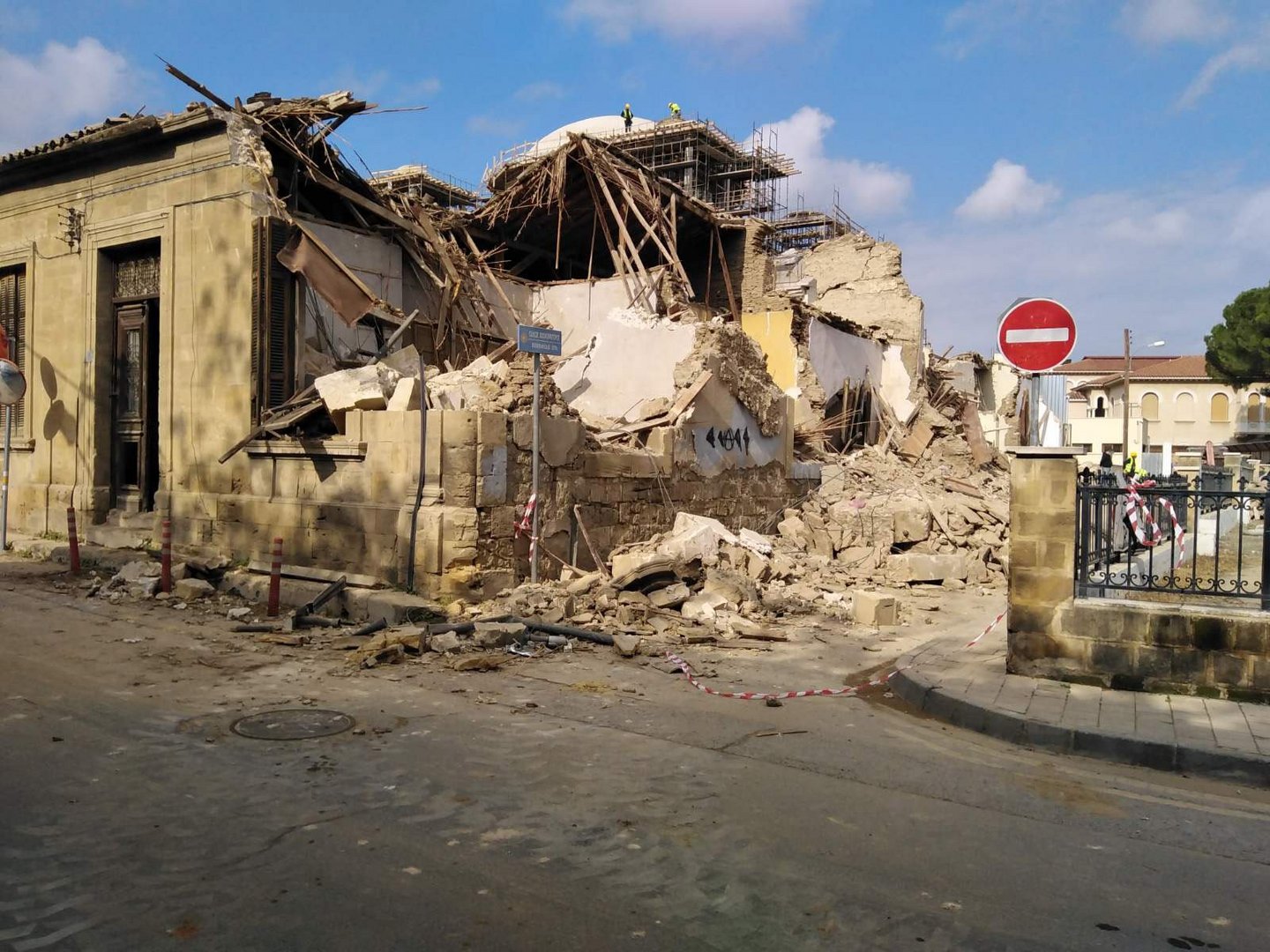 image Outrage after church demolishes listed houses in Nicosia&#8217;s old city (Update 2)
