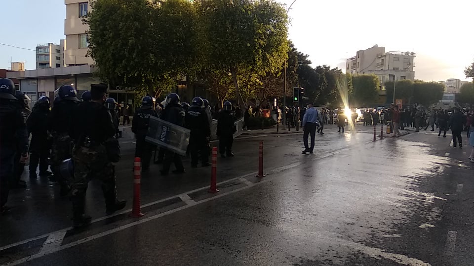 police protest