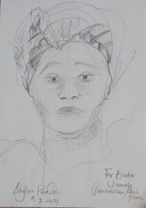 profile2 one of angelina's drawing of someone from the spirit world