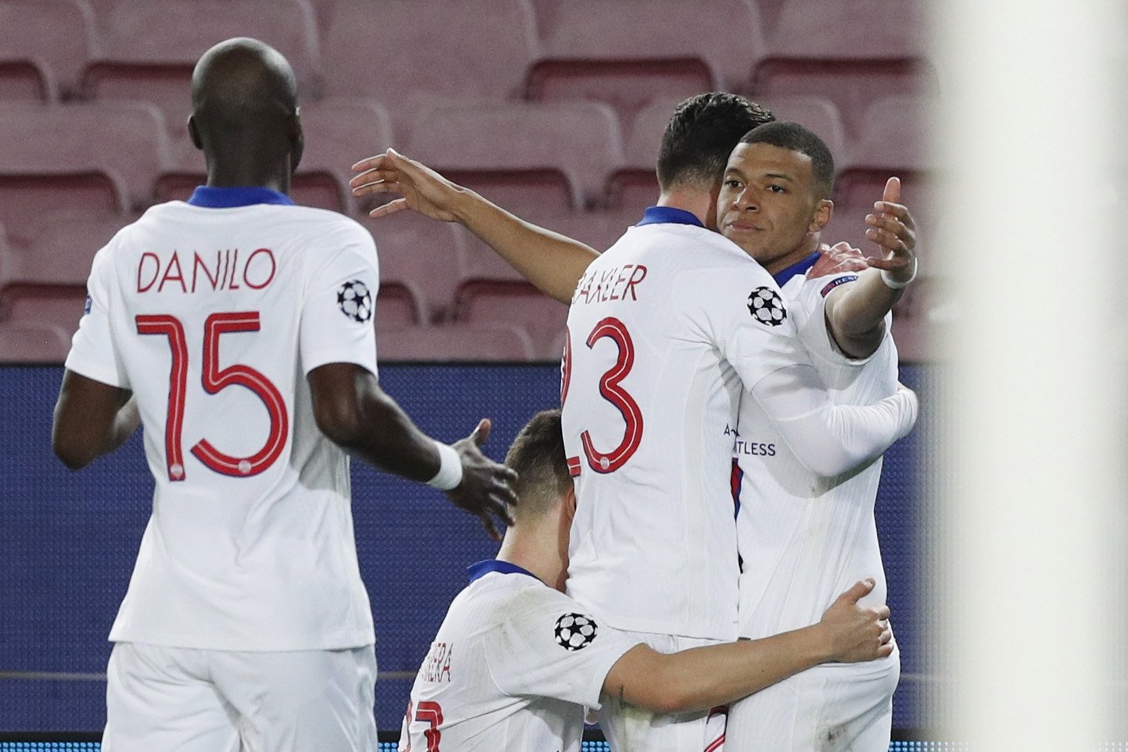image Brilliant Mbappe scores three as PSG outclass Barcelona