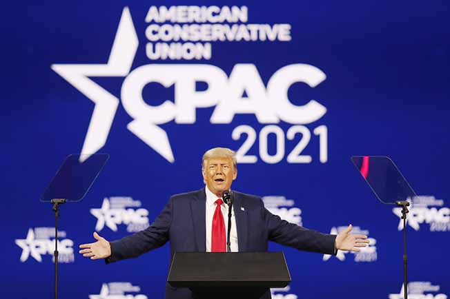 image Trump hints at 2024 bid, repeats election lies