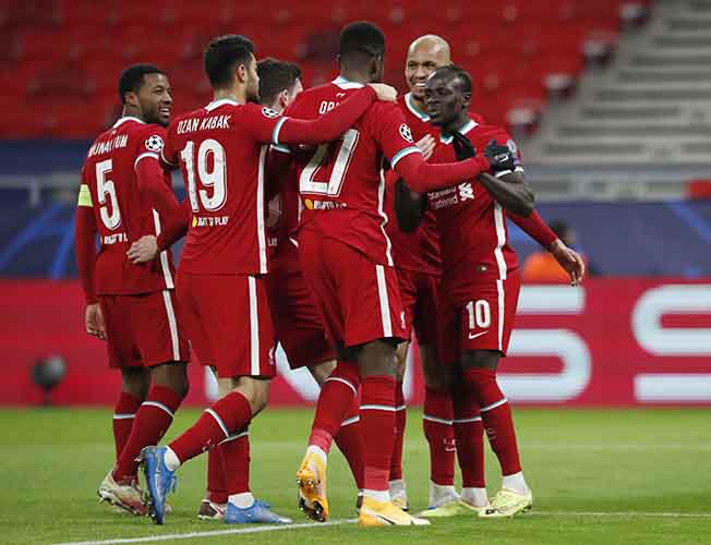 image Salah and Mane fire Liverpool past Leipzig