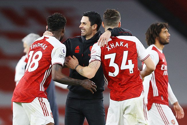 image Arsenal fight back to beat Spurs, Leicester thrash Sheffield United