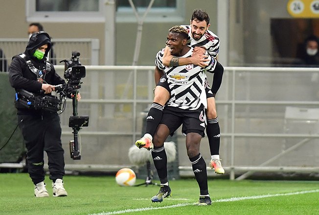 image Pogba winner in Milan sends Man United through