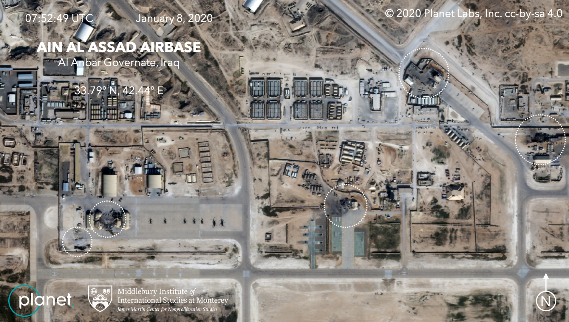 image Rockets land at Iraqi air base hosting US, coalition forces