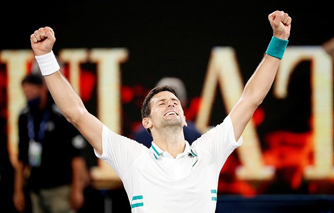 image Djokovic ties Federer&#8217;s record for most weeks as world No.1