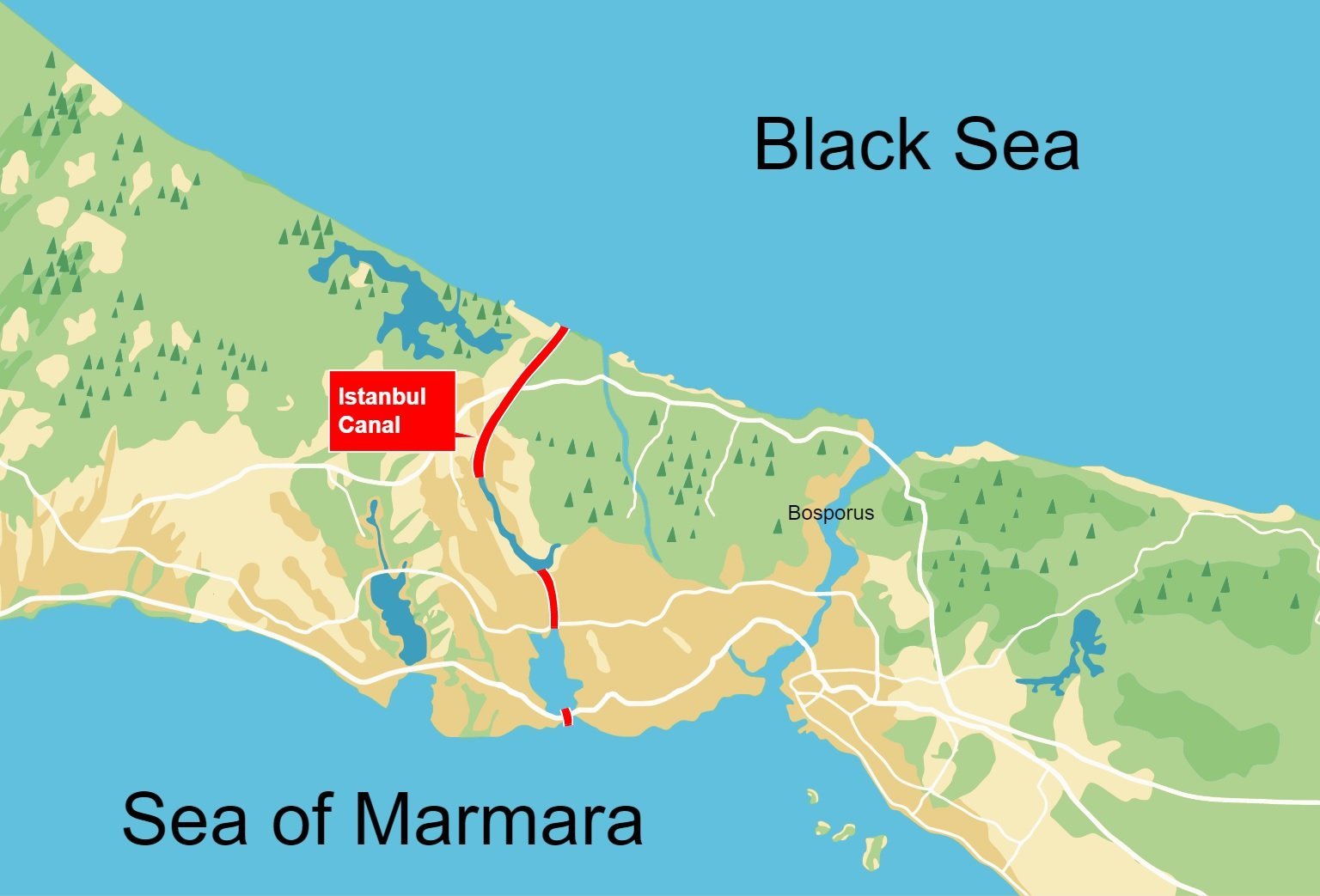 image Turkey to build massive Istanbul canal costing $9.2bn