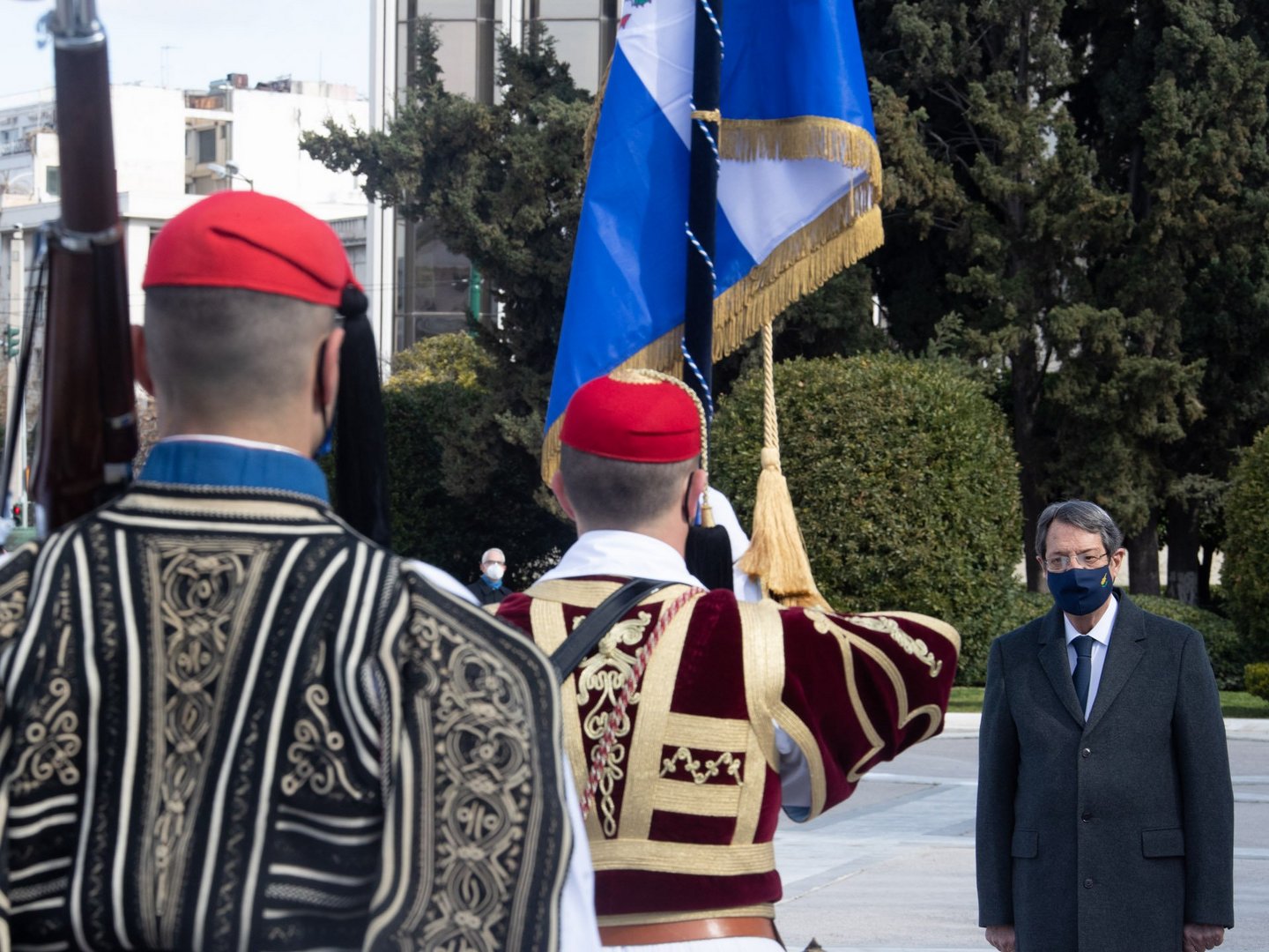 image Anastasiades says important to remember Greek struggle during a time of challenges