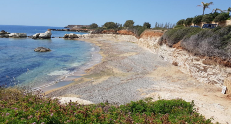 bejay the beach was enlarged by removing the rocks all this was done illegally but now it operates legally photo theopemptou