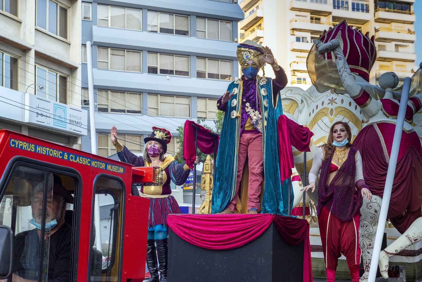 image Carnival king attempts to spread cheer amidst pandemic