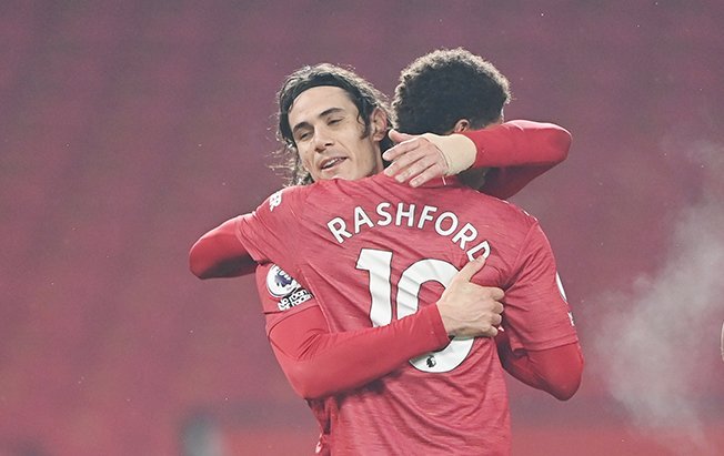 image Rashford out of Milan tie, Cavani doubtful says Solskjaer