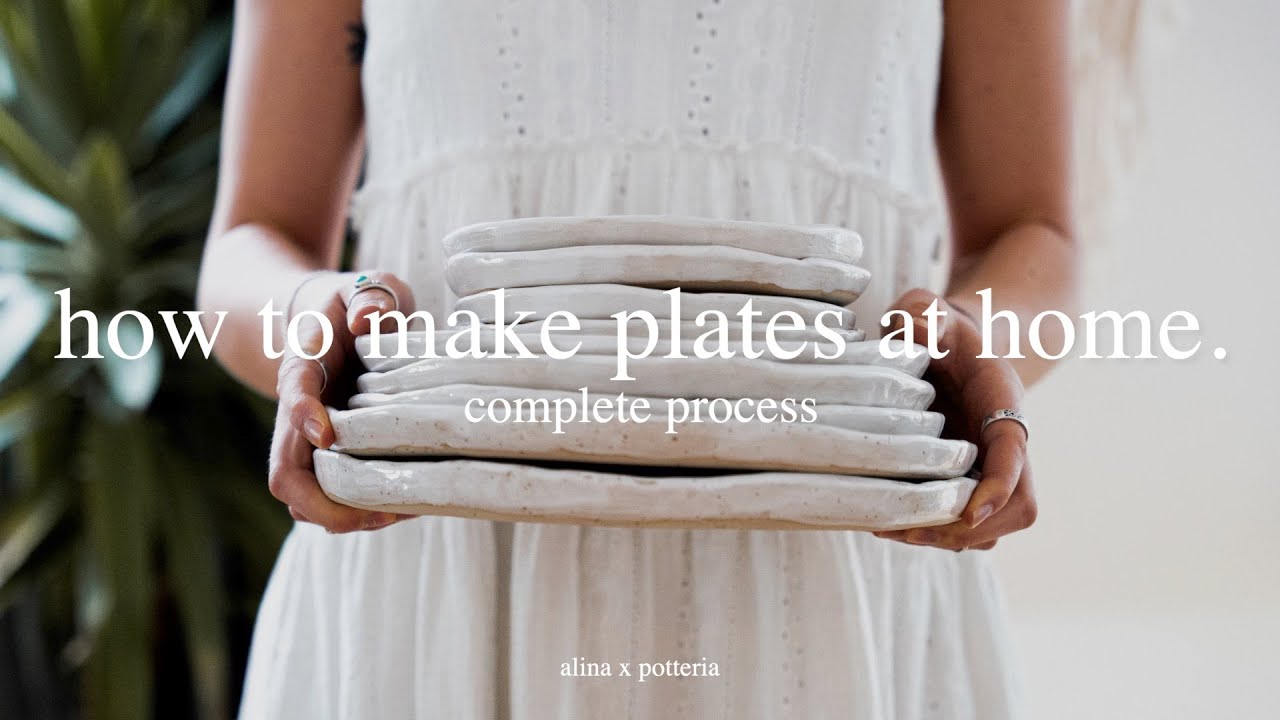 image DIY pottery: how to make plates from clay at home