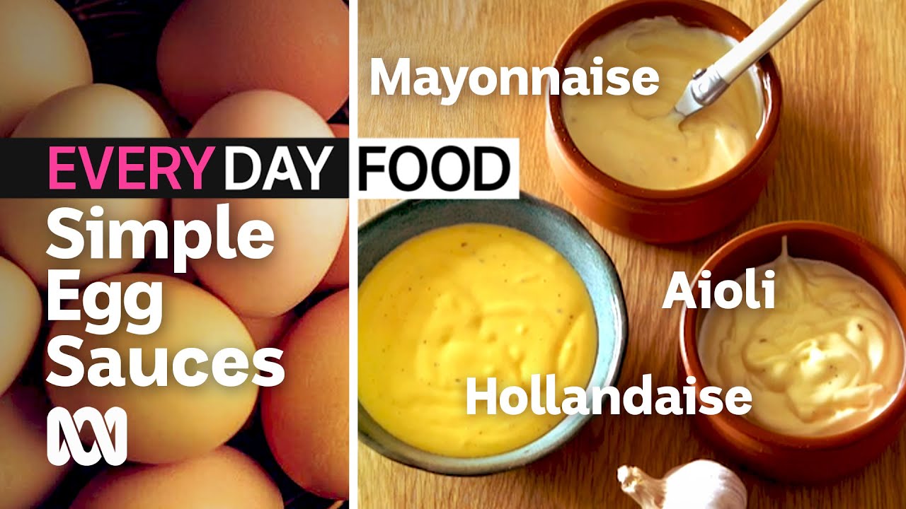 image How to make Mayo, Aioli and Hollandaise sauce in minutes