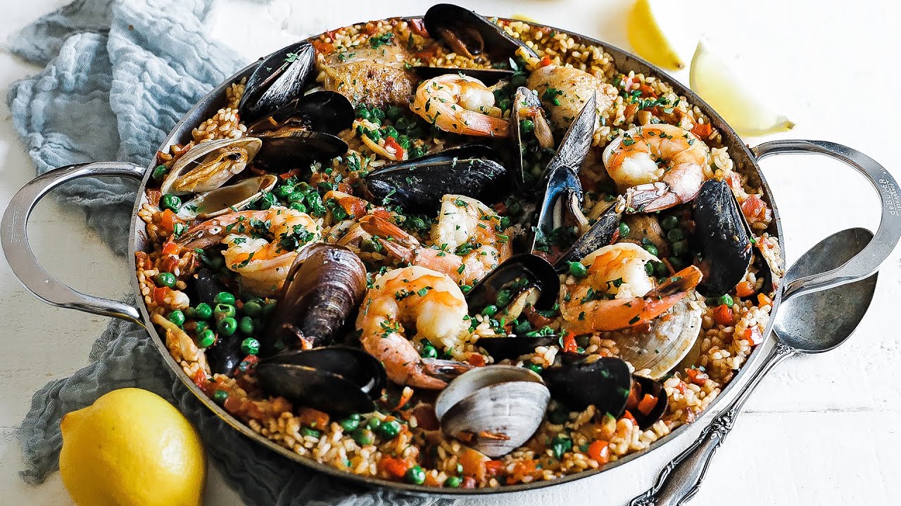 image Spanish Paella with Seafood in 20 minutes