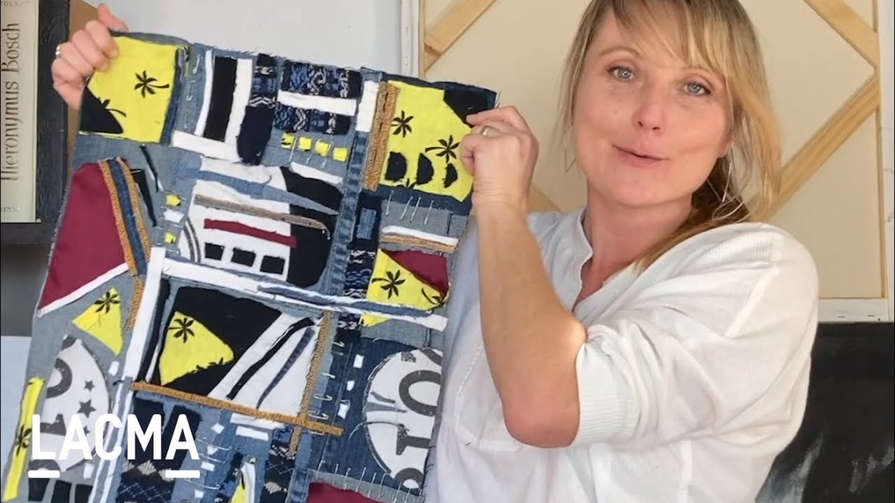 image How to make a no-sew mini hanging quilt for your home