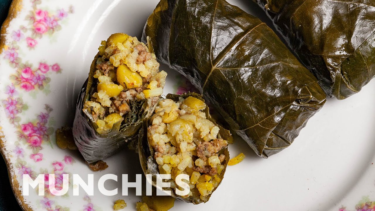 image &#8216;Dolmeh Barg Mo&#8217; &#8211; Iranian stuffed grape leaves