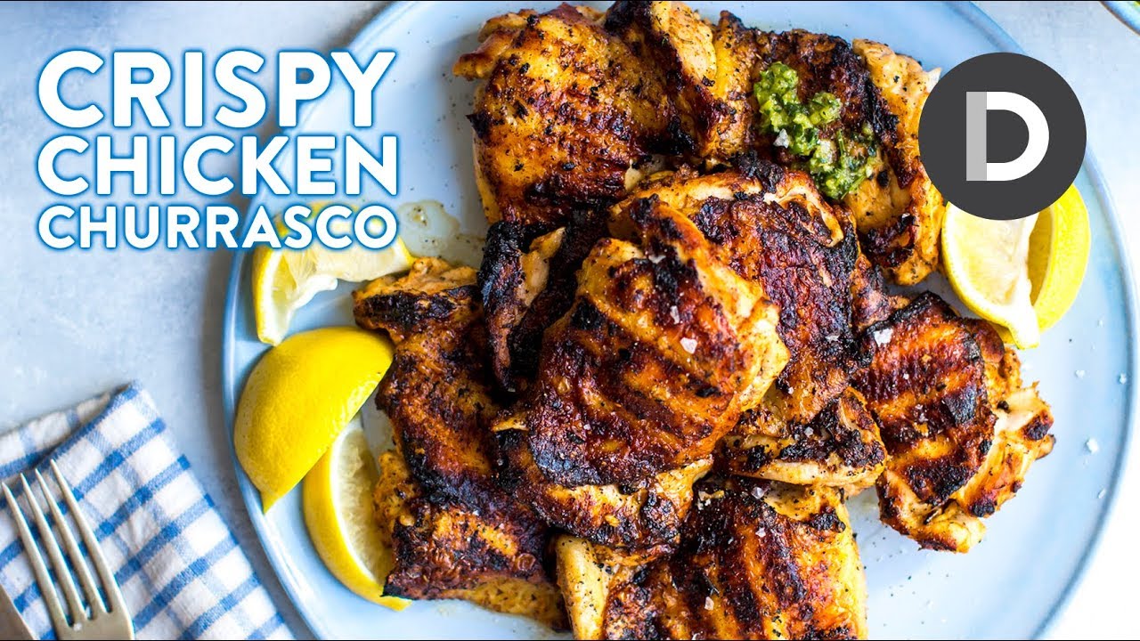 image Easy and delicious: crispy chicken churrasco with chimichurri sauce
