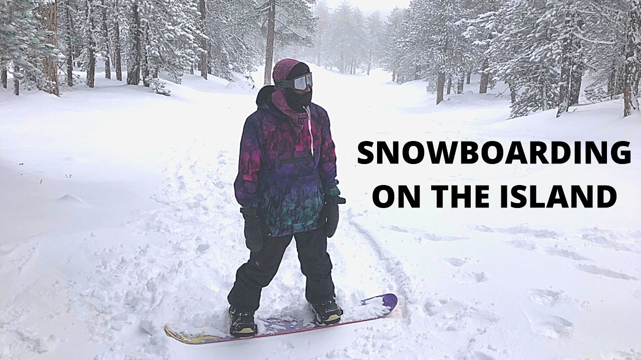 image Snowboarding on the island of summer