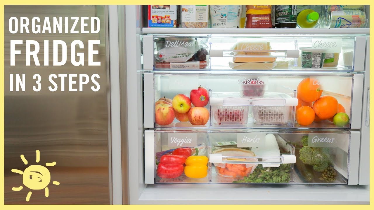 image Fridge organisation hacks for ease of food selection and freshness