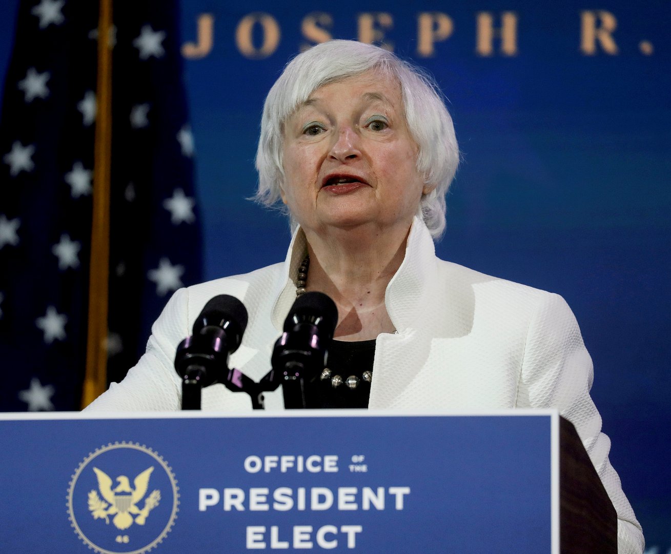 image US Treasury Secretary Janet Yellen pushes for a global minimum tax
