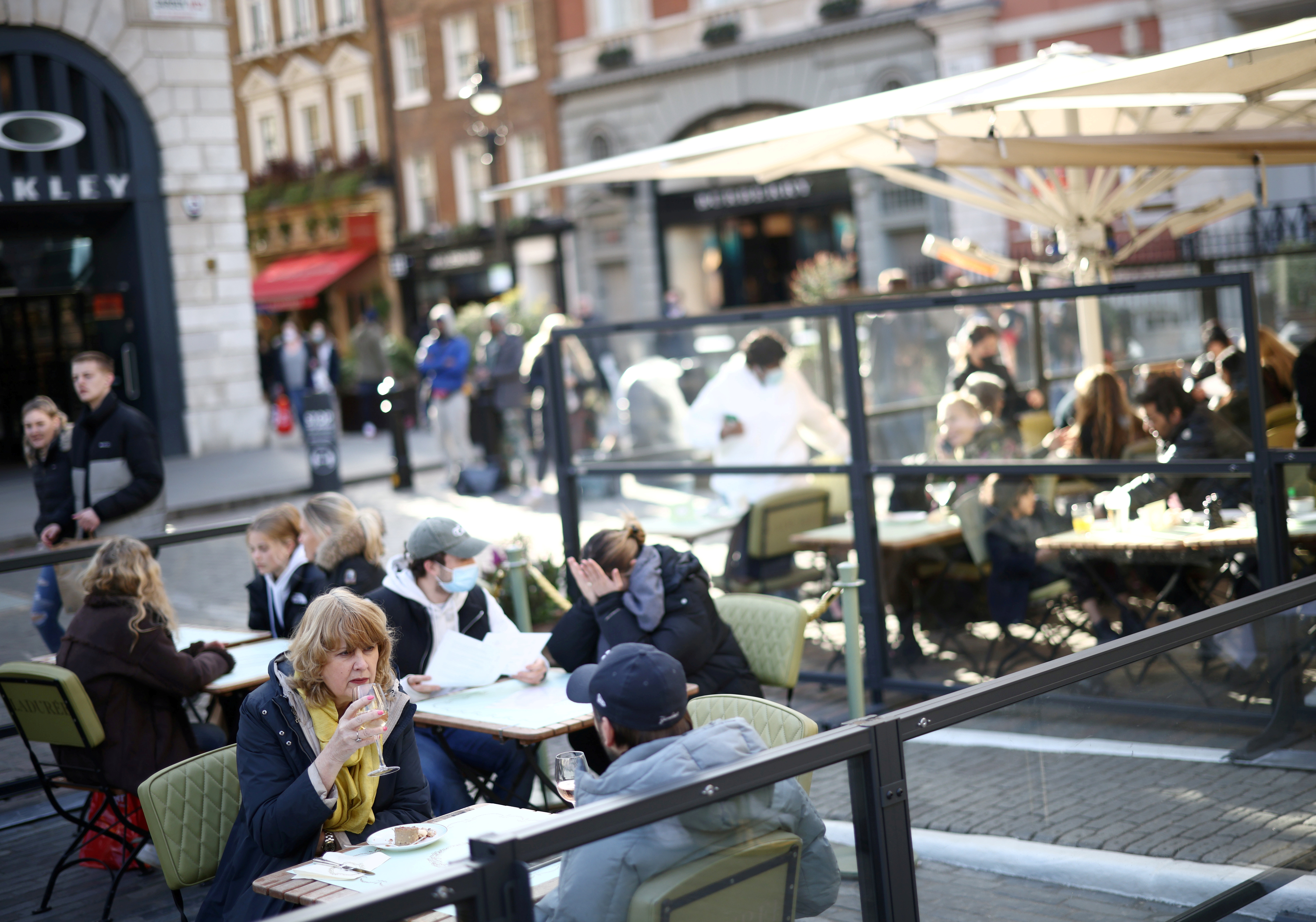 image UK job ads and restaurant bookings rebound as lockdown eases
