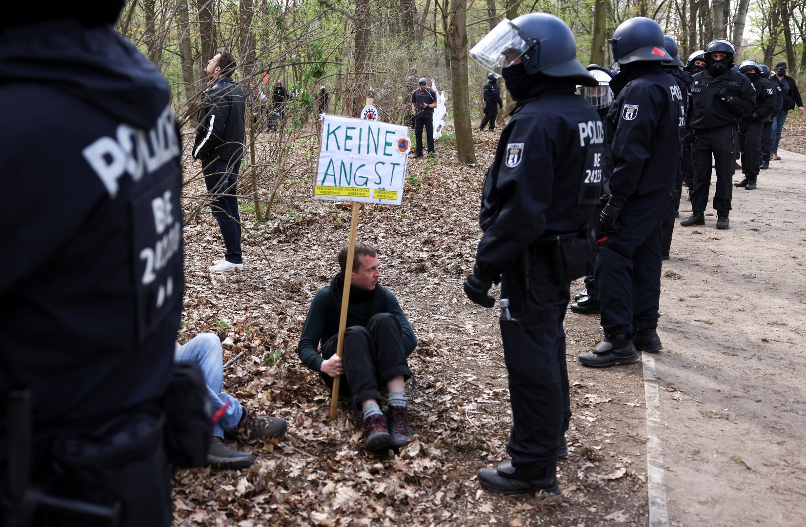 image German spies monitor anti-lockdown activists for suspected sedition