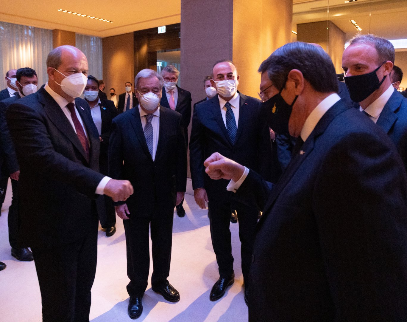 image Leaders lay out their positions to Guterres in Geneva