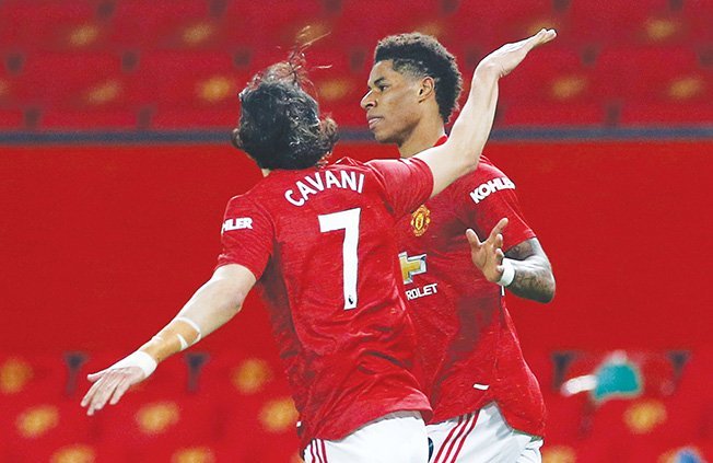 image Solskjaer: red background at Old Trafford has affected home form