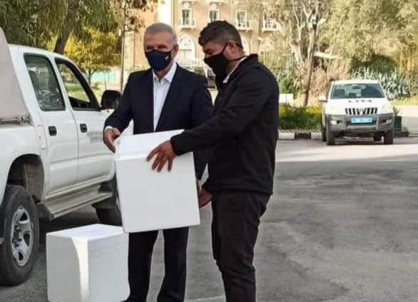 image Coronavirus: Batch of vaccines sent to Greek Cypriots in north