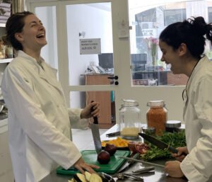 feature food3 serene and emily in the kitchen