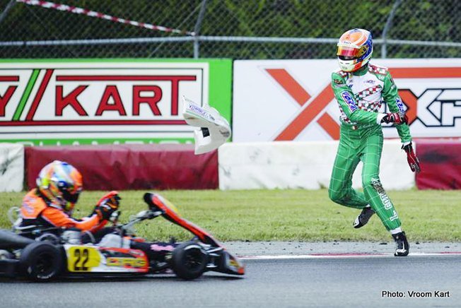 image Italian karter handed 15-year ban for race meltdown