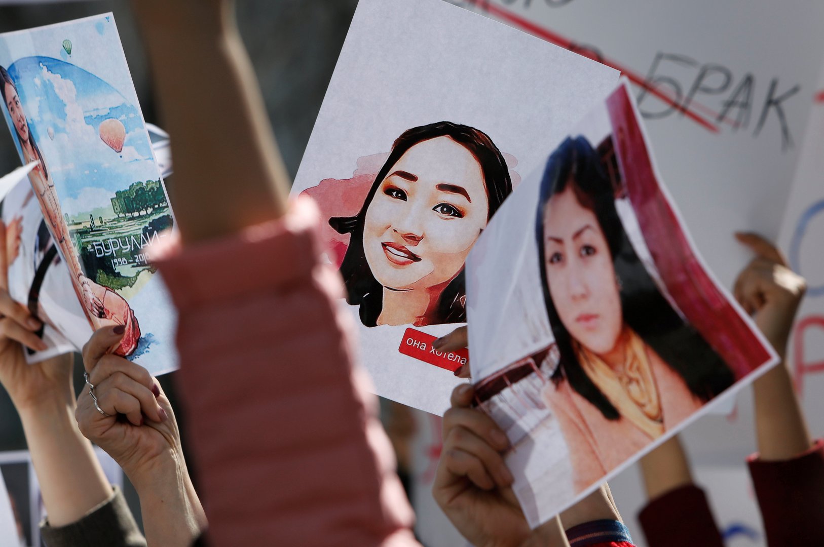 image Protests break out after murder of kidnapped woman in Kyrgyzstan