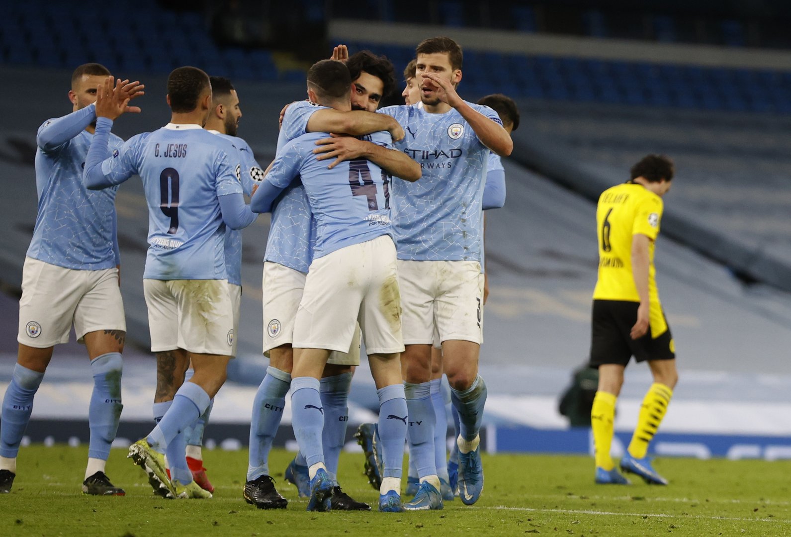 image Man City edge Dortmund with last-gasp Foden winner