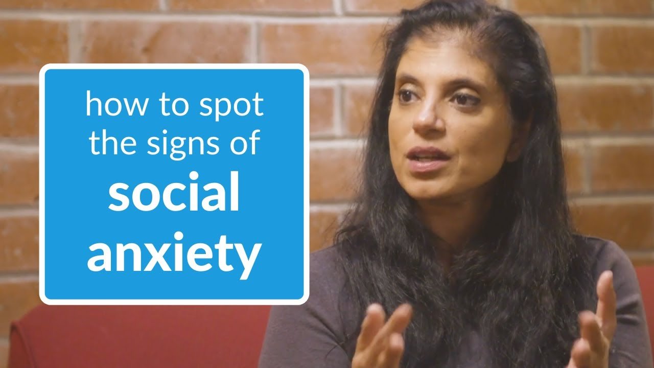 image What are the signs someone may be suffering from social anxiety?