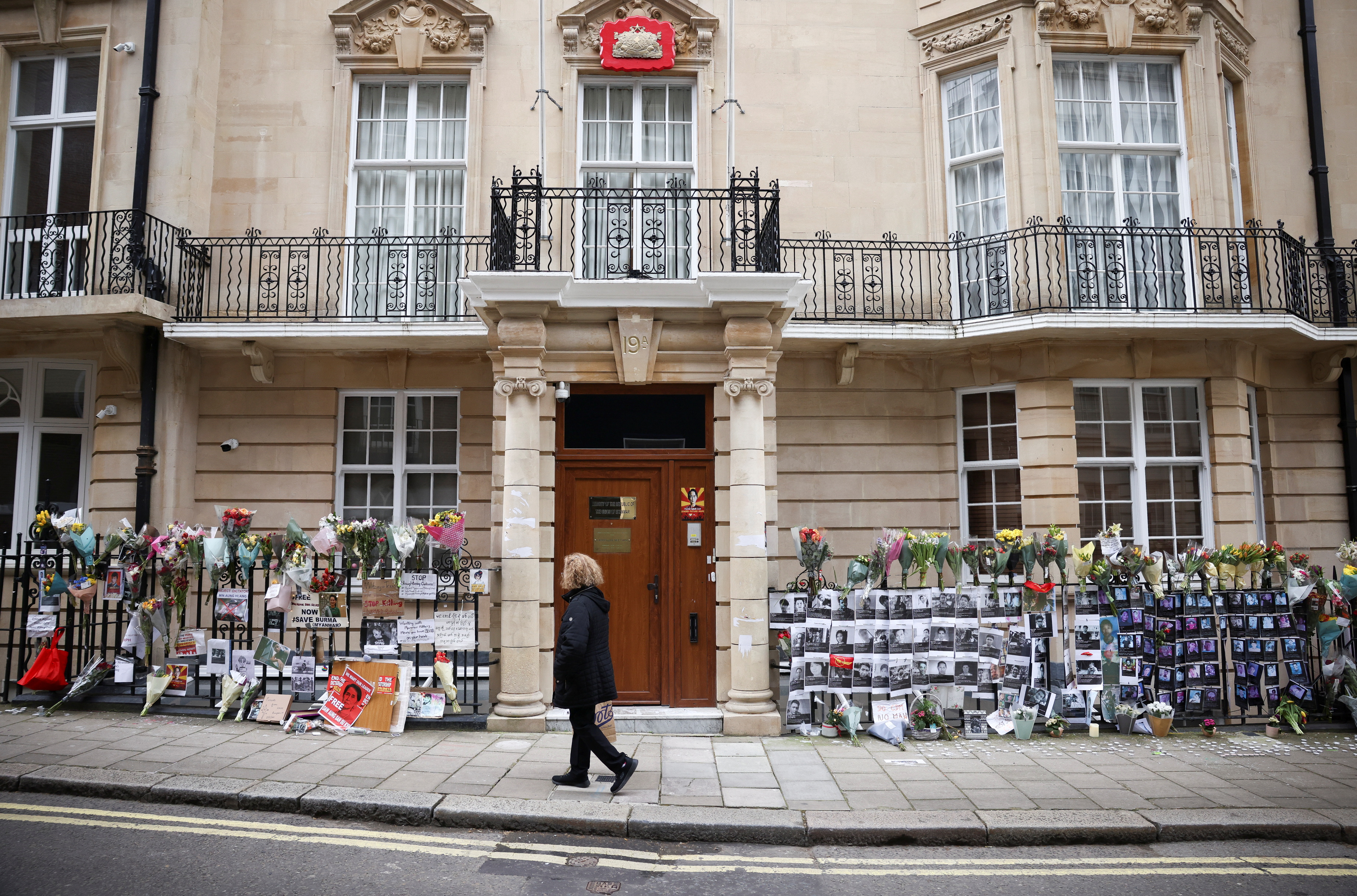 image Myanmar ambassador to London locked out of his &#8216;own embassy&#8217;