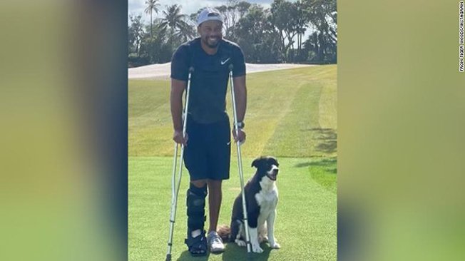 image Tiger Woods shares first photo since car accident